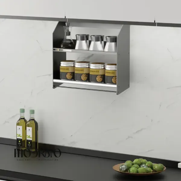 رک بین کابینتی جای ادویه 450mm