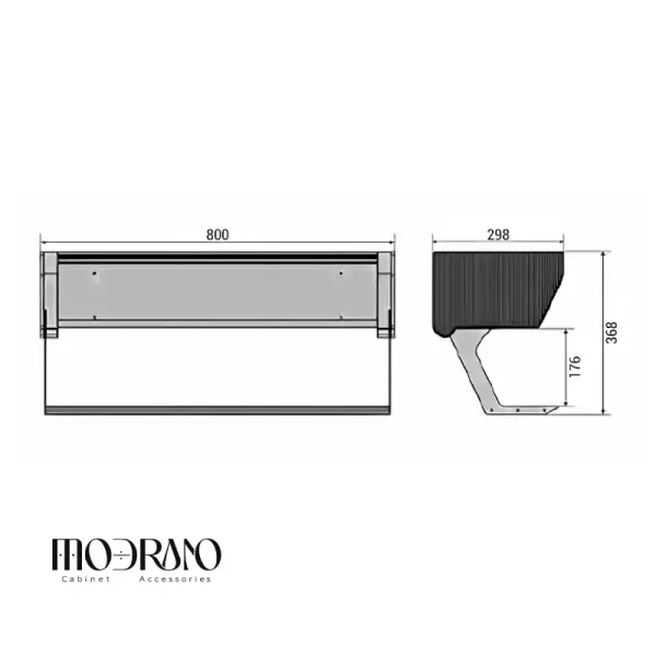 رک آسانسوری یونیت هوایی 900mm