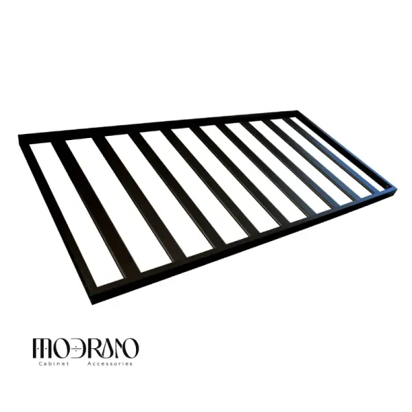 شلف LED آلومینیومی نگهدارنده بطری مشکی مات