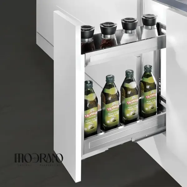 سوپر جا بطری زیر صفحه استیل دو طبقه